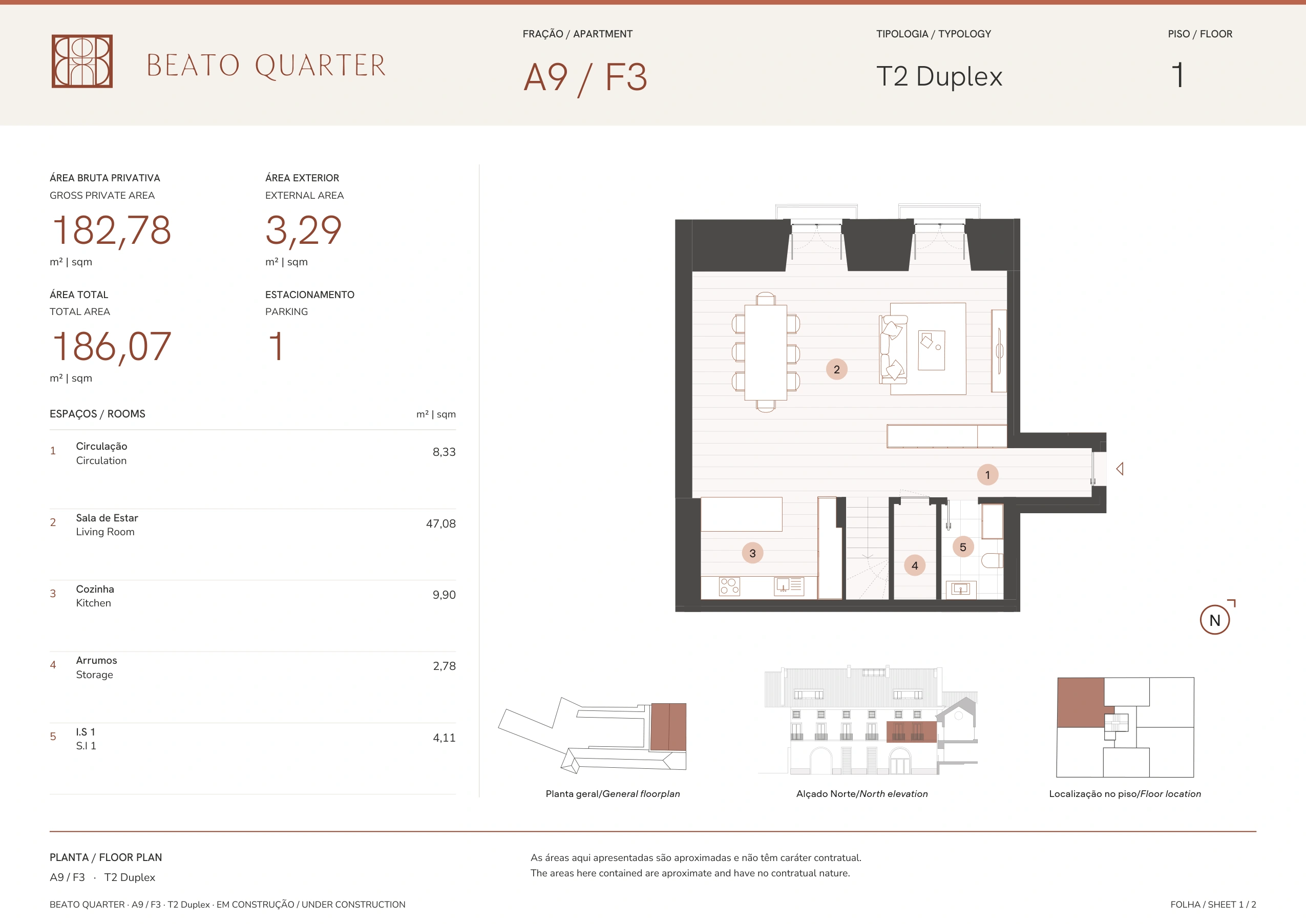 Residence 3 · original drawing 1